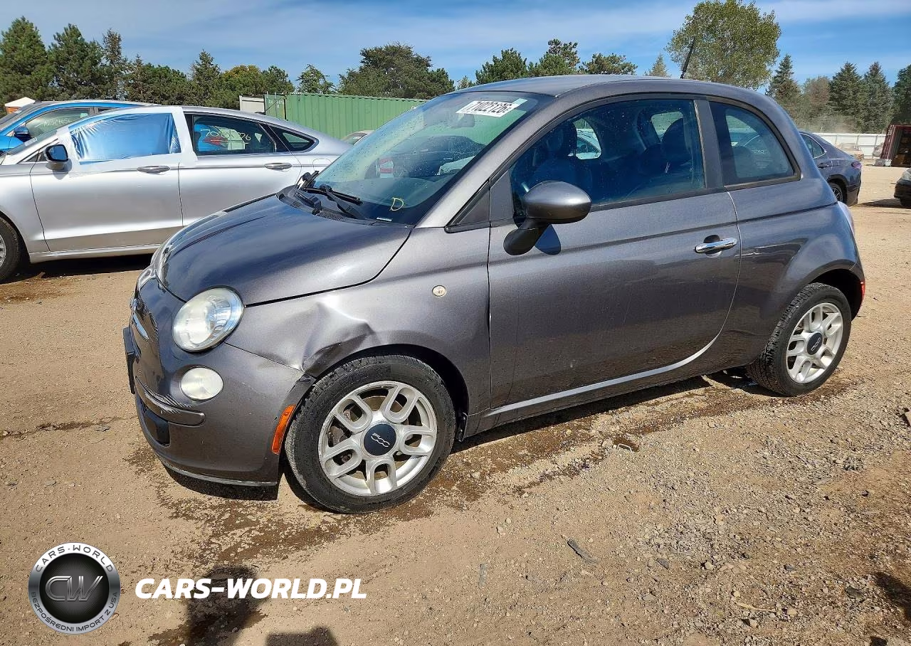 2013 Fiat 500 Pop VIN:3C3CFFAR3DT546333 - 1
