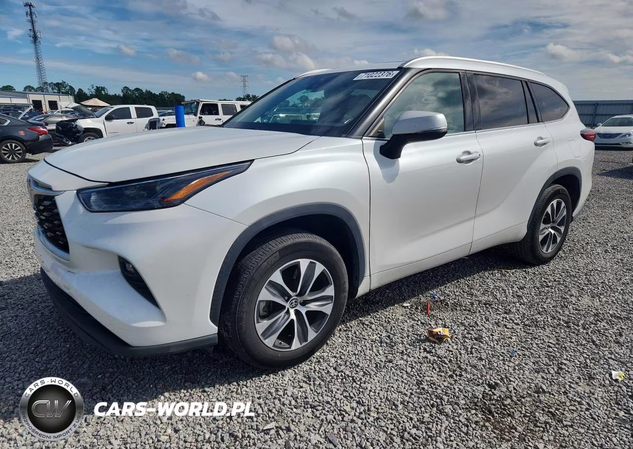 2022 Toyota Highlander Hybrid Xle VIN:5TDGARAH3NS509783 - 1