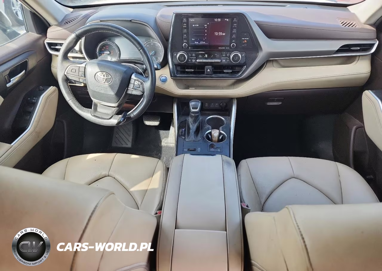 2022 Toyota Highlander Hybrid Xle VIN:5TDGARAH3NS509783 - 8