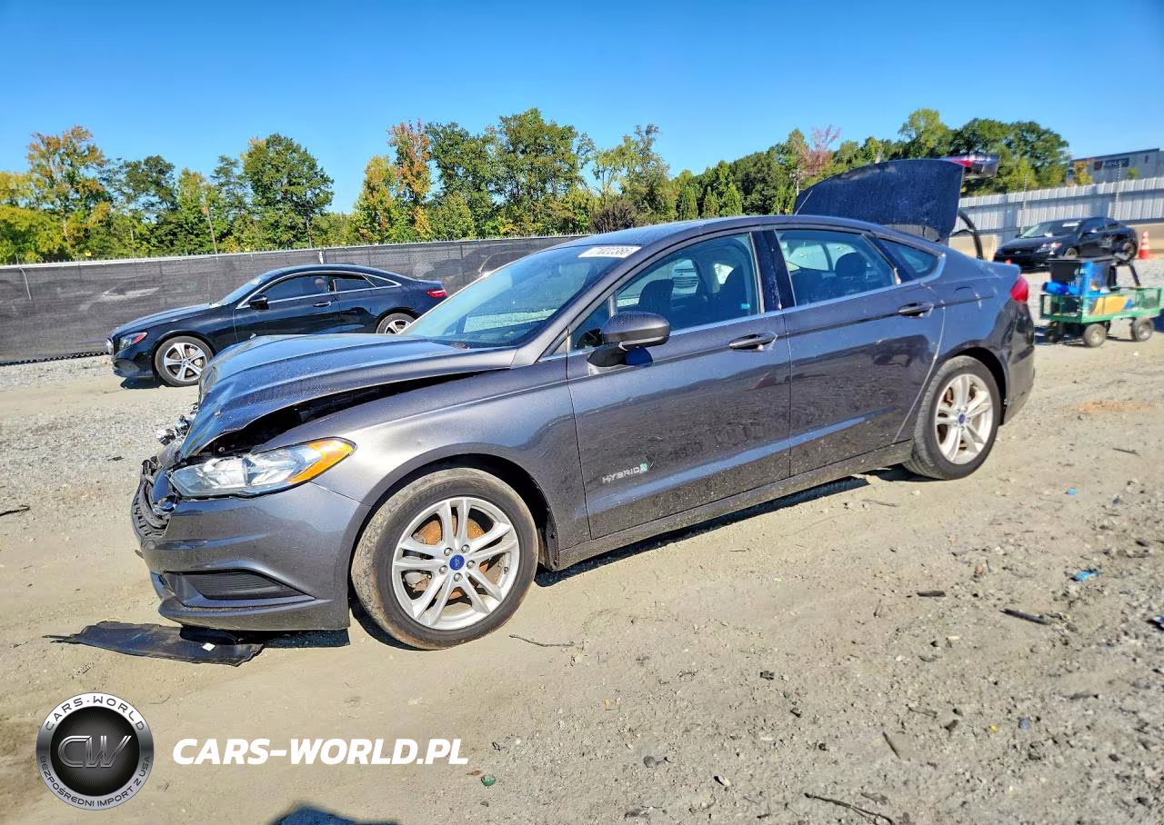 2018 Ford Fusion Se Hybrid VIN:3FA6P0LU9JR116597 - 1