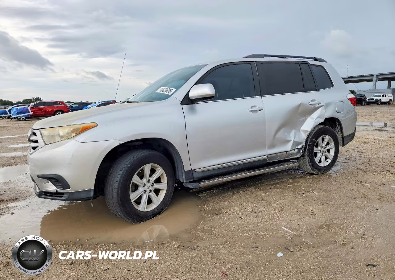 2012 Toyota Highlander Base VIN:5TDZK3EHXCS058488 - 1