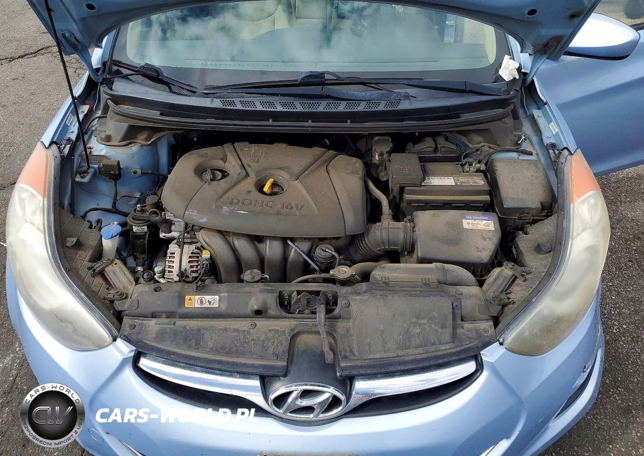 2013 Hyundai Elantra Gls VIN:KMHDH4AE3DU536818 - 11