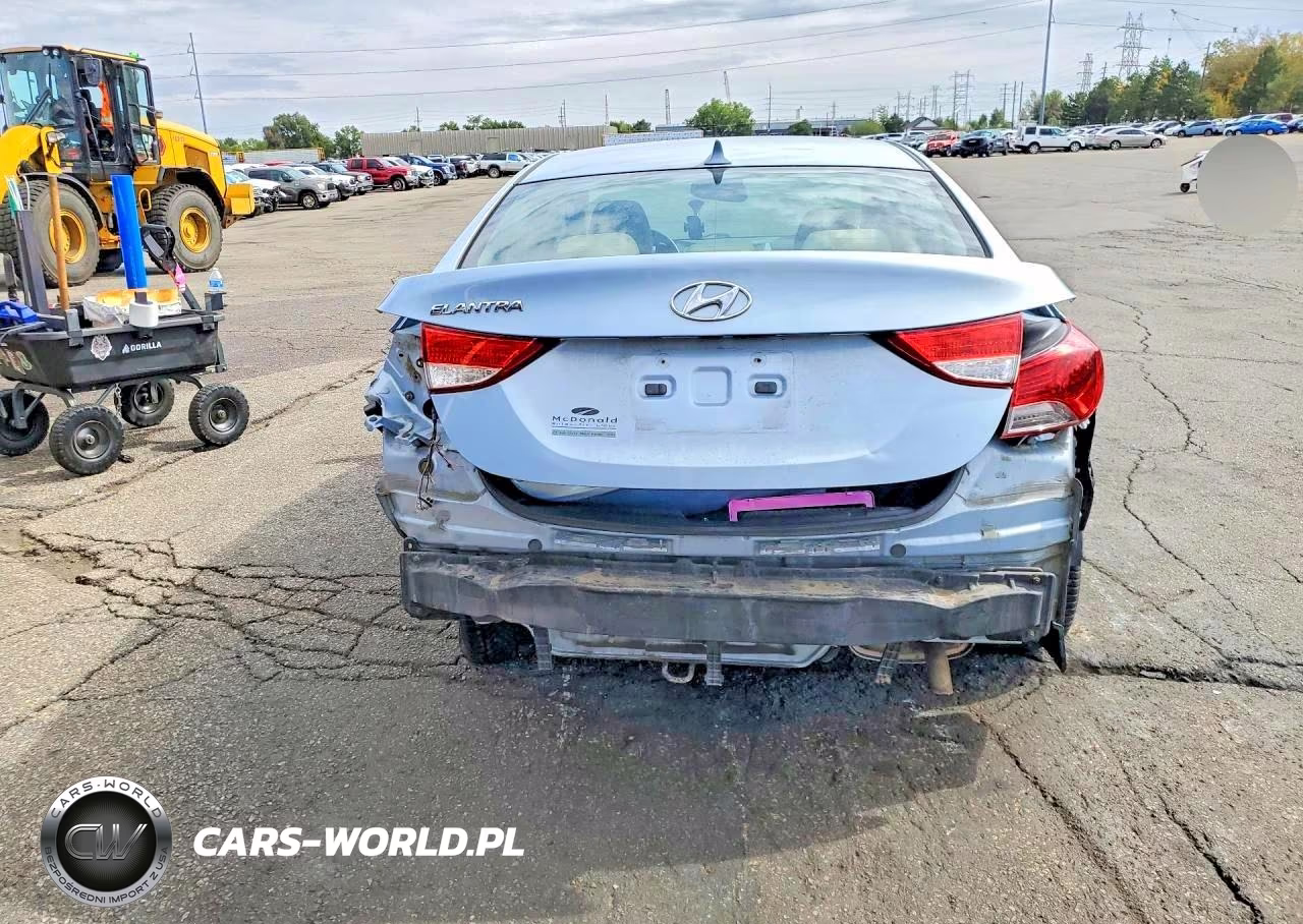2013 Hyundai Elantra Gls VIN:KMHDH4AE3DU536818 - 6