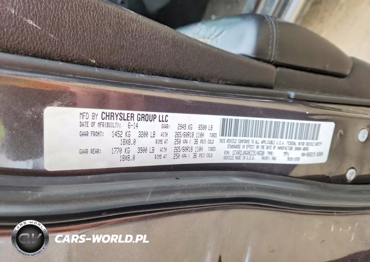 2014 Dodge Durango Sxt VIN:1C4RDJAG0EC514630 - 13