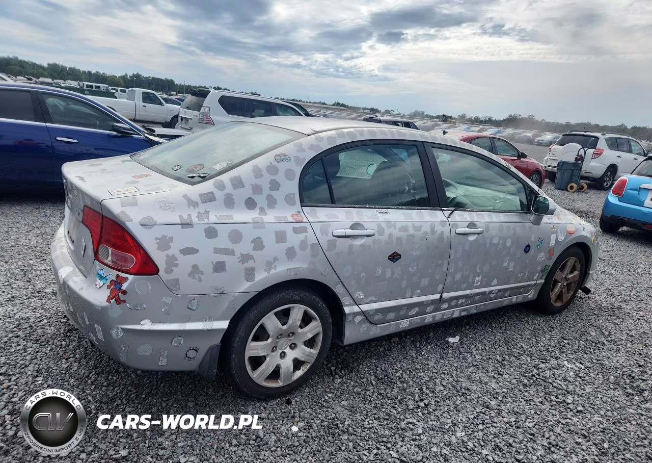 2006 Honda Civic Lx VIN:1HGFA165X6L027814 - 3