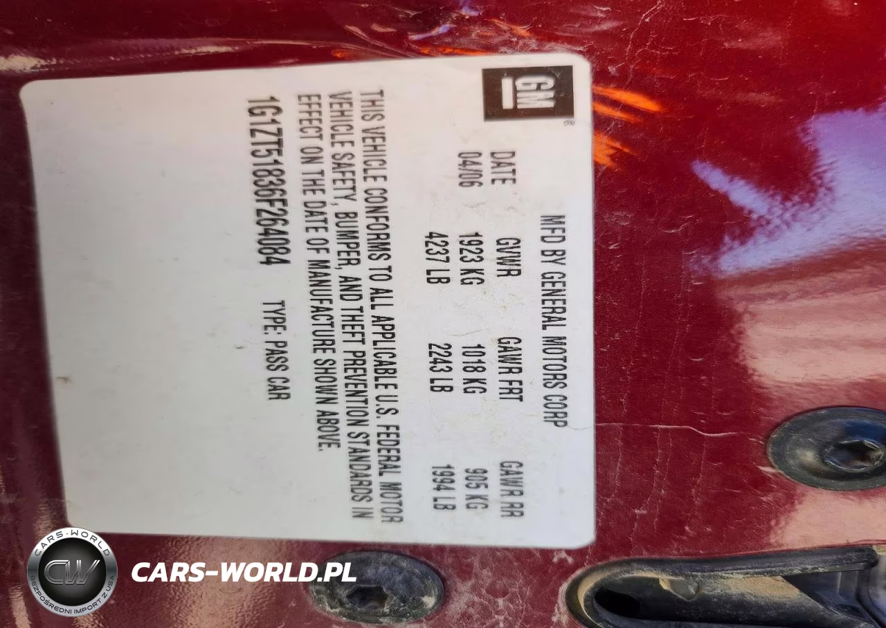 2006 Chevrolet Malibu Lt VIN:1G1ZT51836F264084 - 12