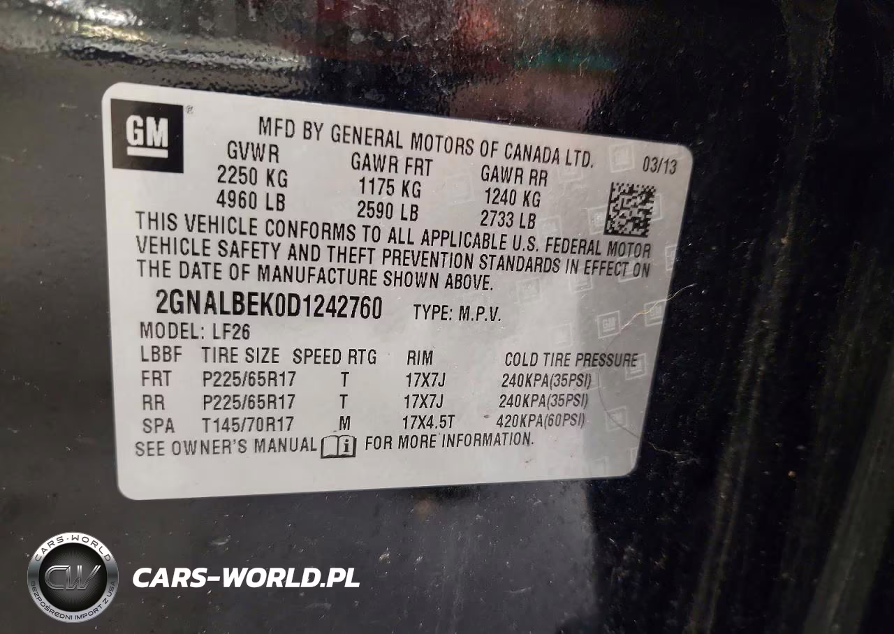 2013 Chevrolet Equinox Ls VIN:2GNALBEK0D1242760 - 13
