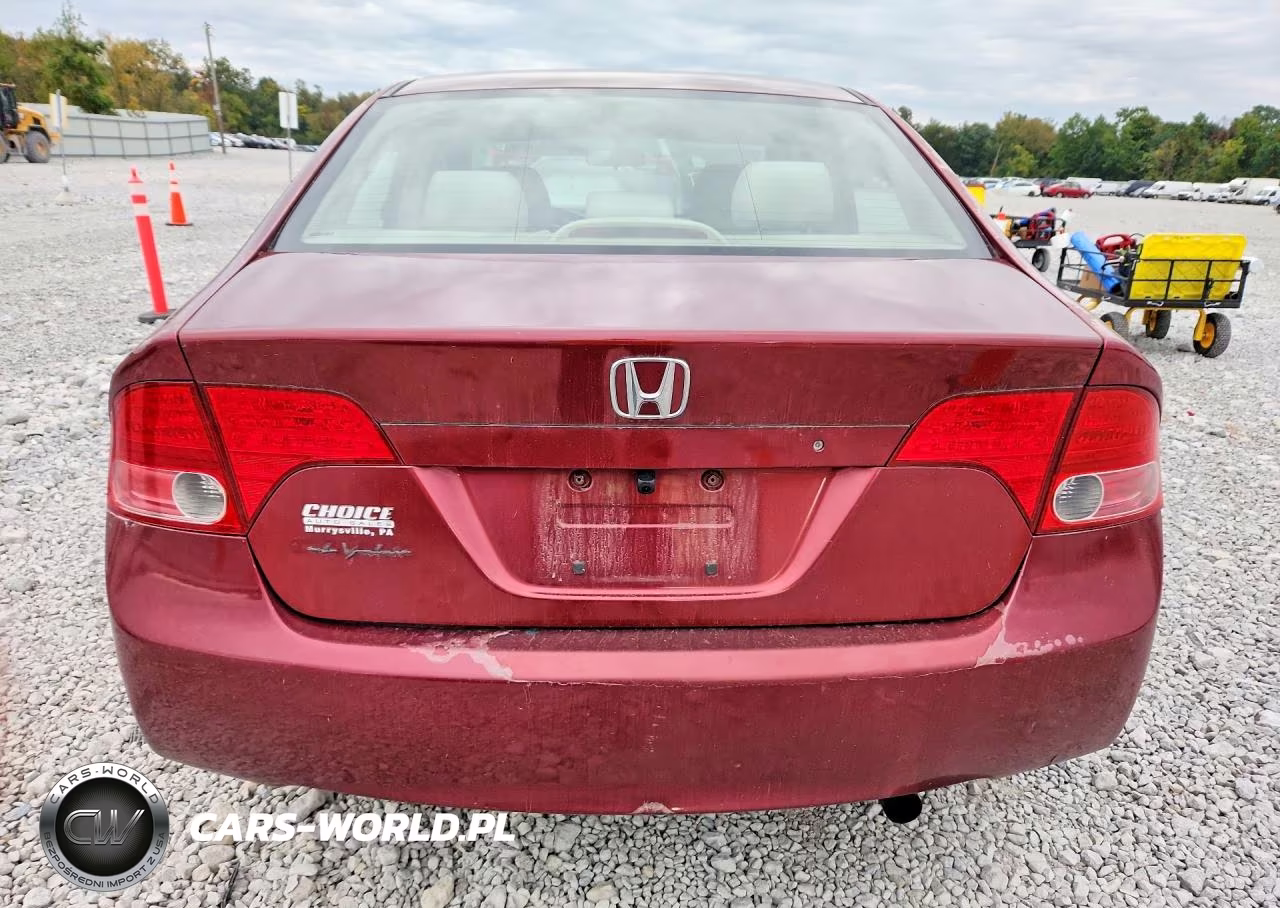 2008 Honda Civic Lx VIN:2HGFA16508H530851 - 6