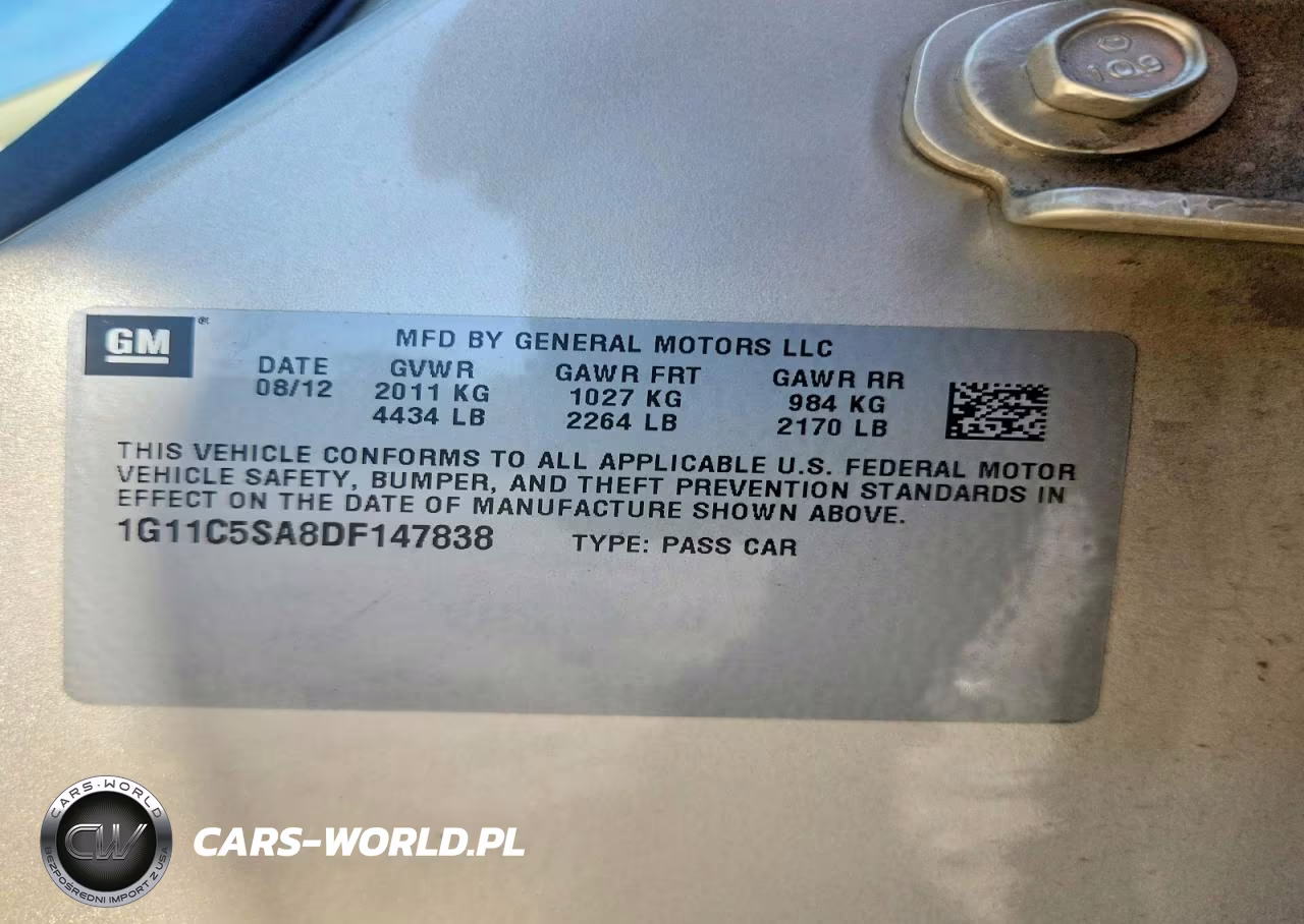 2013 Chevrolet Malibu 1Lt VIN:1G11C5SA8DF147838 - 12