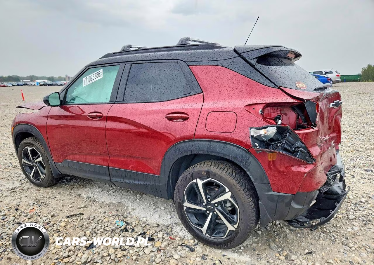 2022 Chevrolet Trailblazer Rs VIN:KL79MUSL4NB016513 - 2