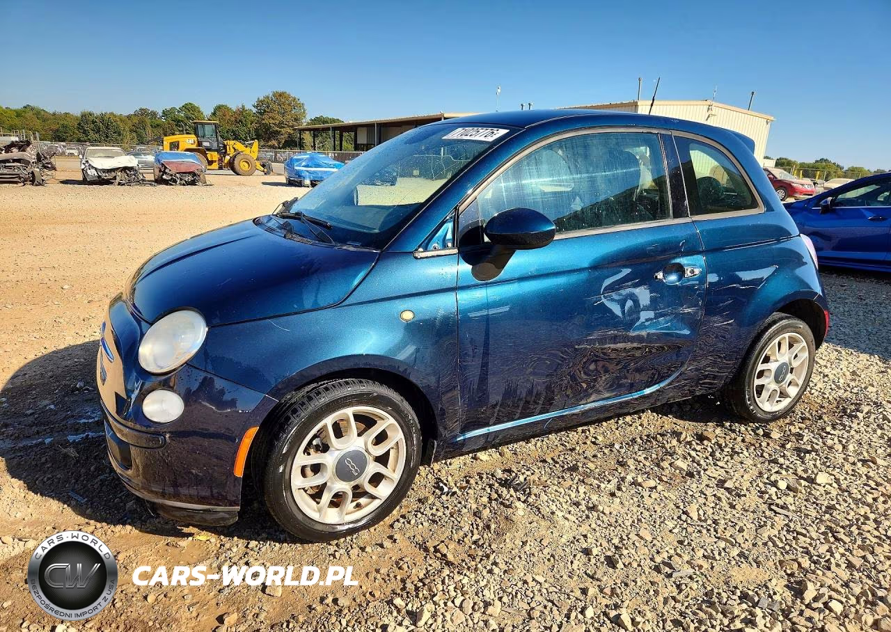 2013 Fiat 500 Pop VIN:3C3CFFAR3DT748010 - 1