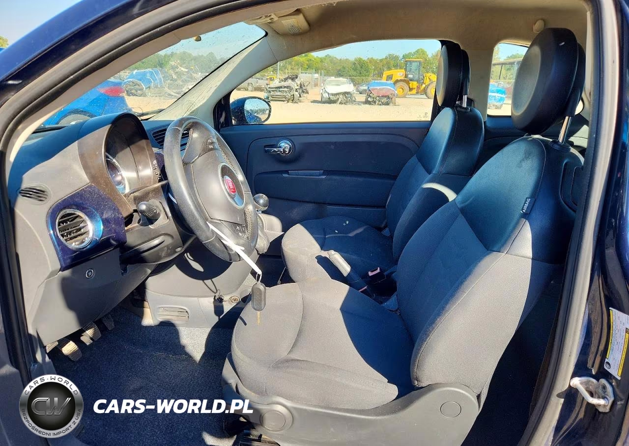 2013 Fiat 500 Pop VIN:3C3CFFAR3DT748010 - 7