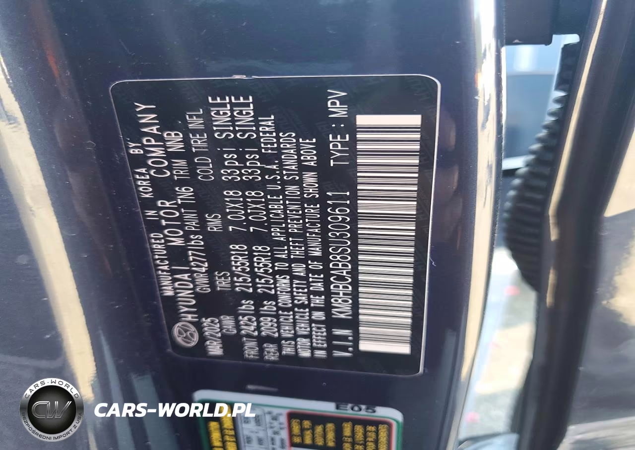 2025 Hyundai Kona Sel VIN:KM8HBCAB8SU309611 - 14