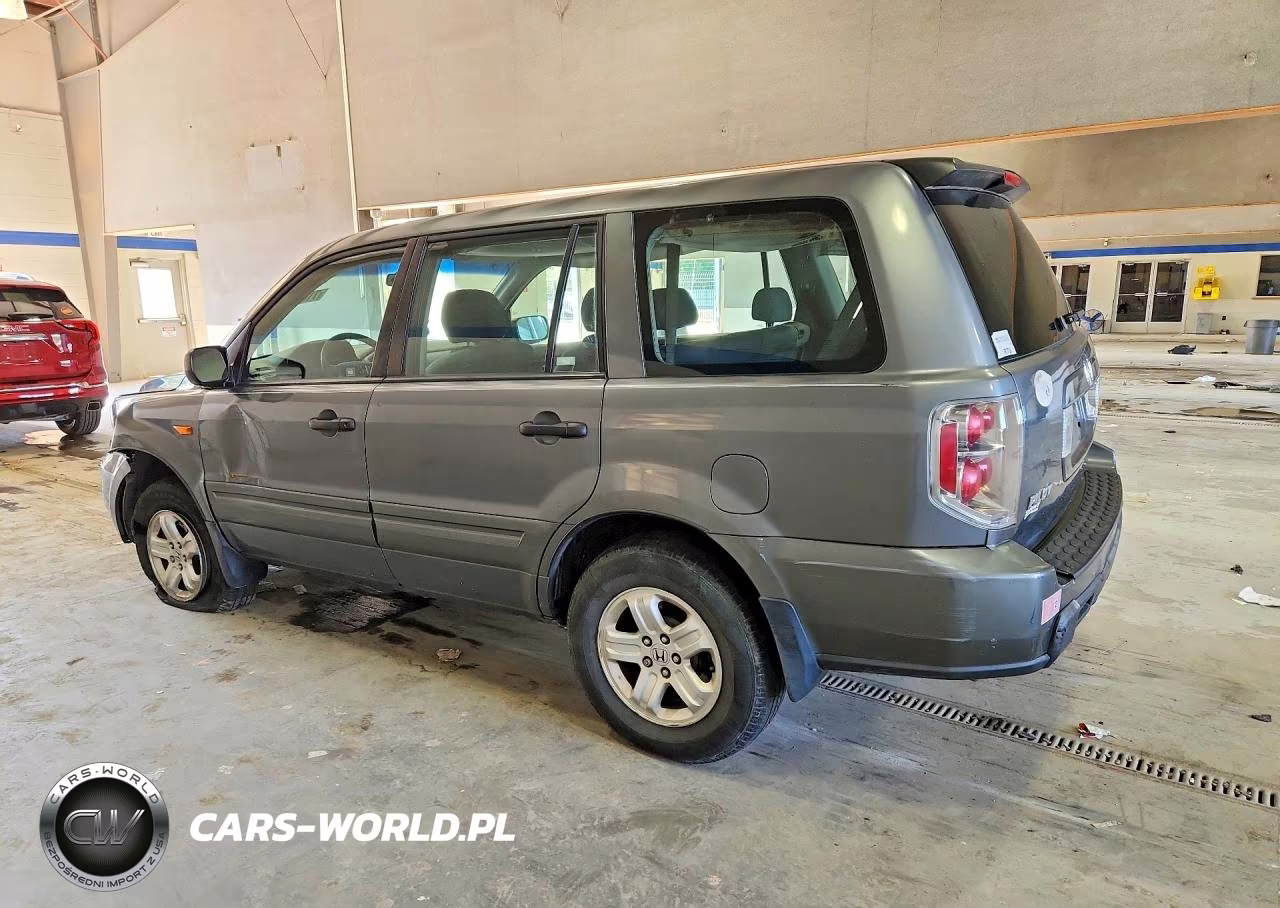 2007 Honda Pilot Lx VIN:5FNYF18187B008136 - 2