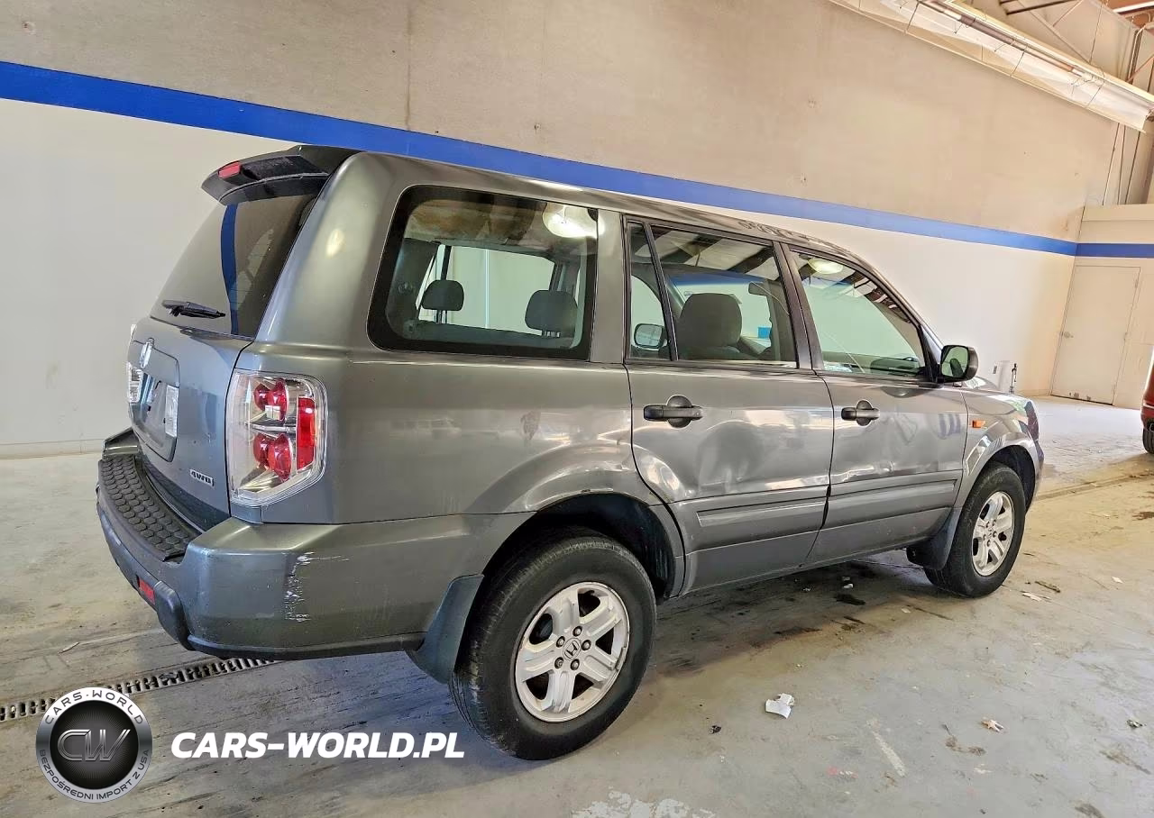 2007 Honda Pilot Lx VIN:5FNYF18187B008136 - 3