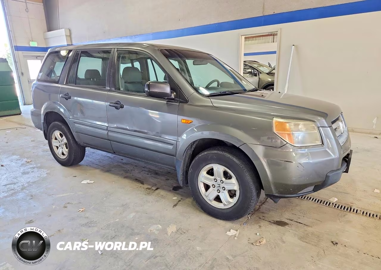 2007 Honda Pilot Lx VIN:5FNYF18187B008136 - 4