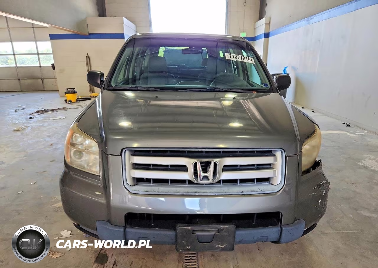 2007 Honda Pilot Lx VIN:5FNYF18187B008136 - 5