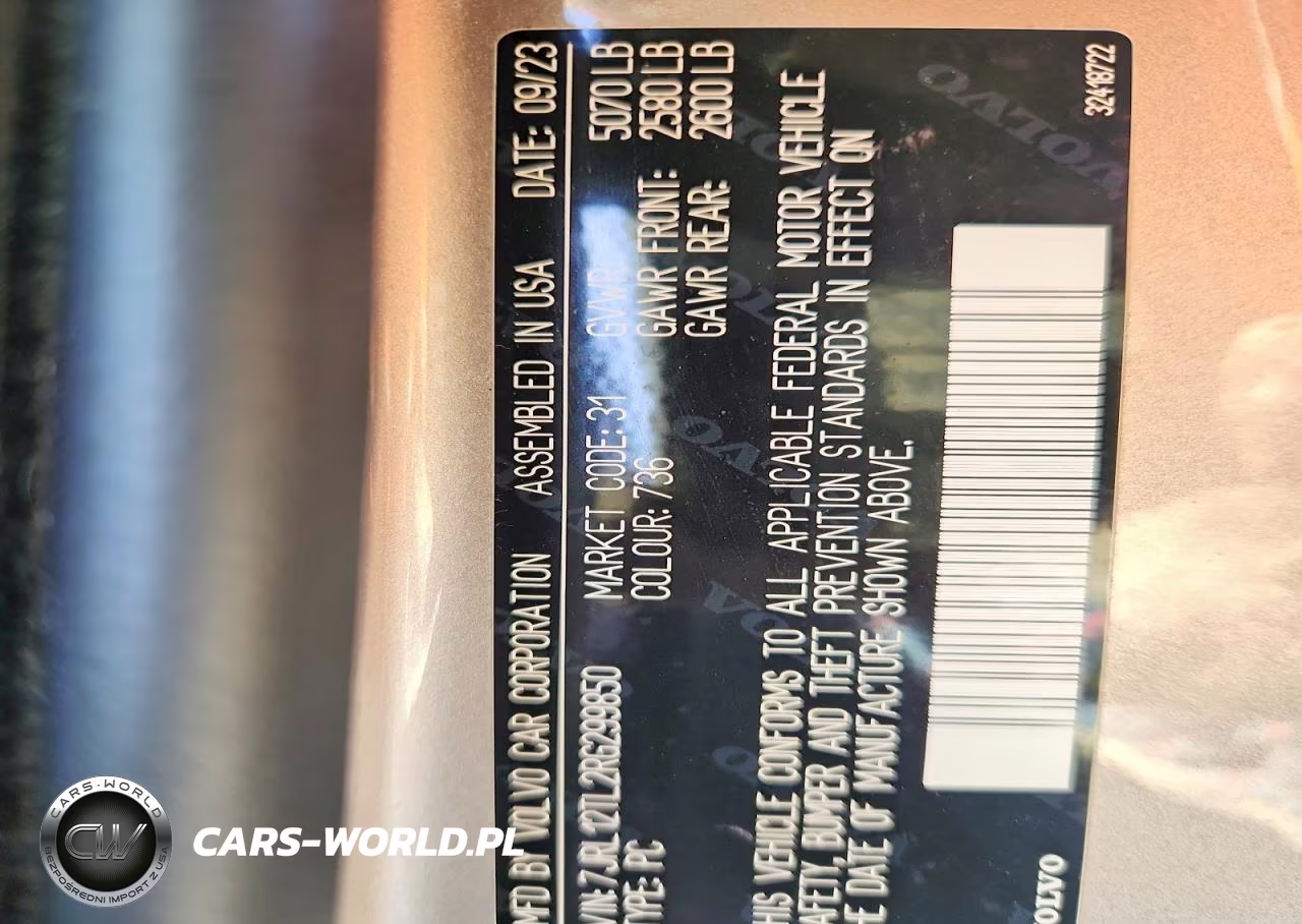 2024 Volvo S60 Plus VIN:7JRL12TL2RG299850 - 12