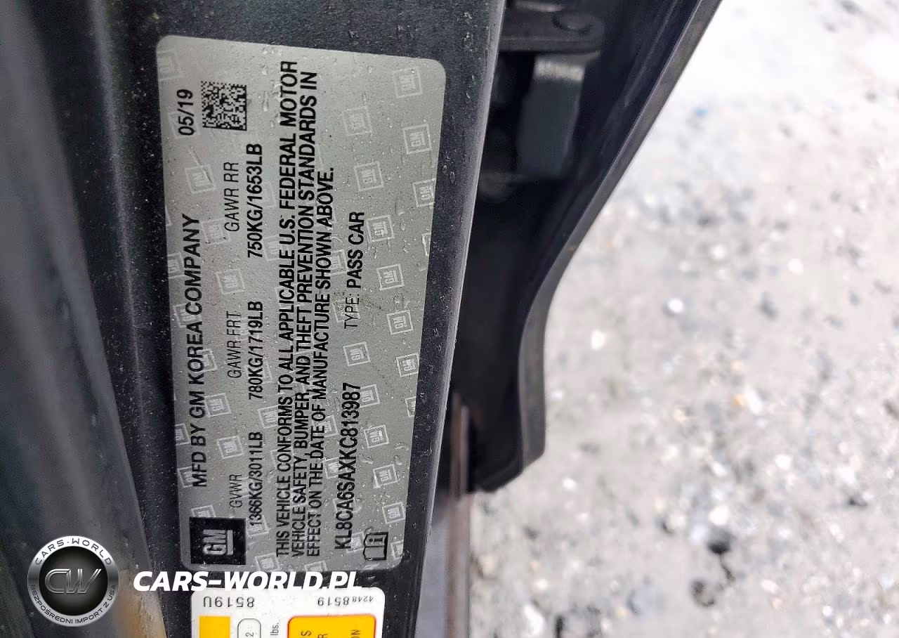 2019 Chevrolet Spark Ls VIN:KL8CA6SAXKC813987 - 12