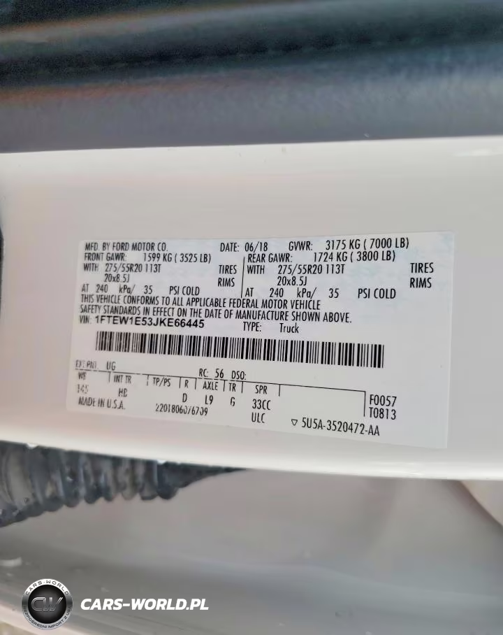 2018 Ford F150 Supercrew VIN:1FTEW1E53JKE66445 - 12
