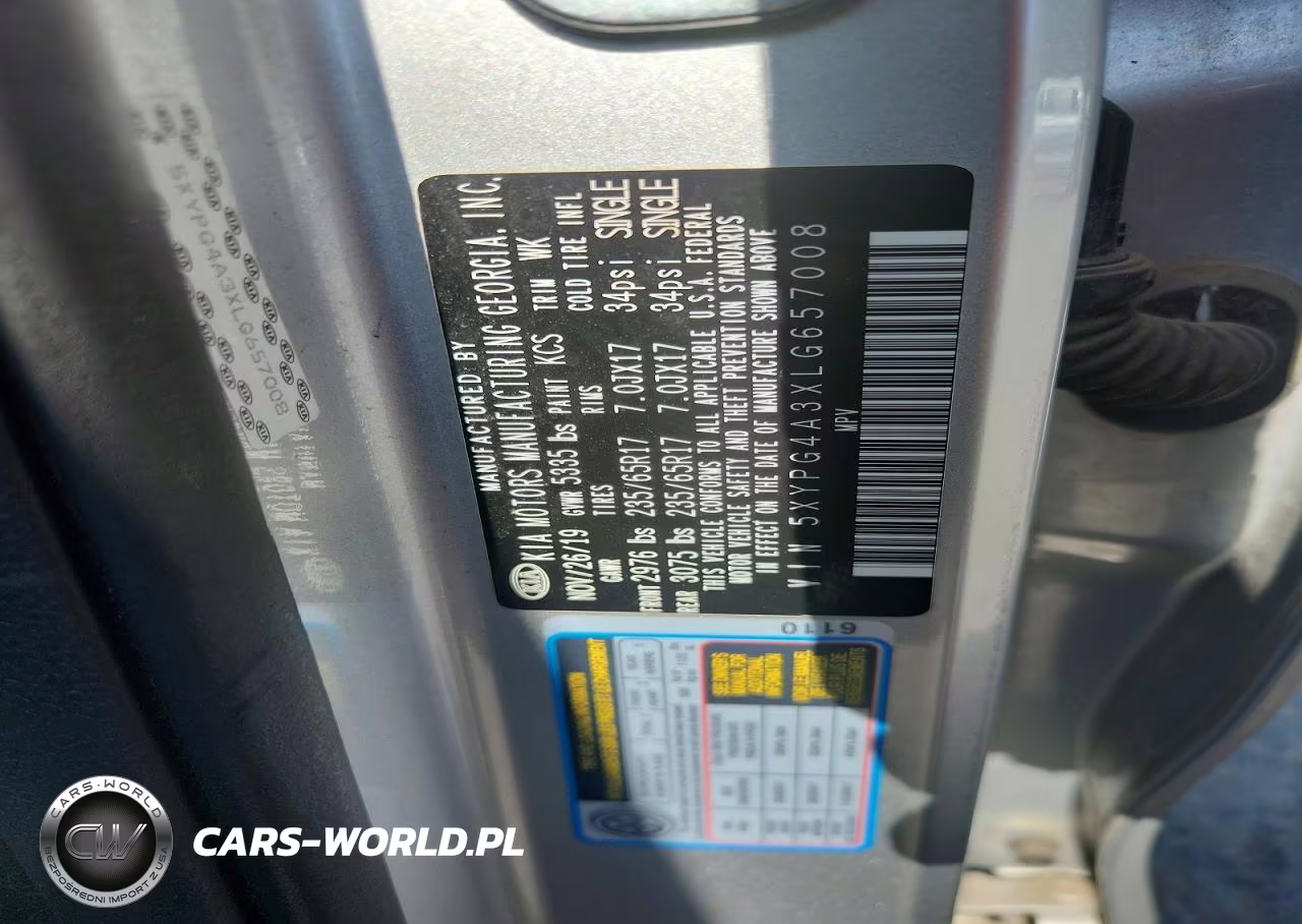 2020 Kia Sorento L VIN:5XYPG4A3XLG657008 - 13