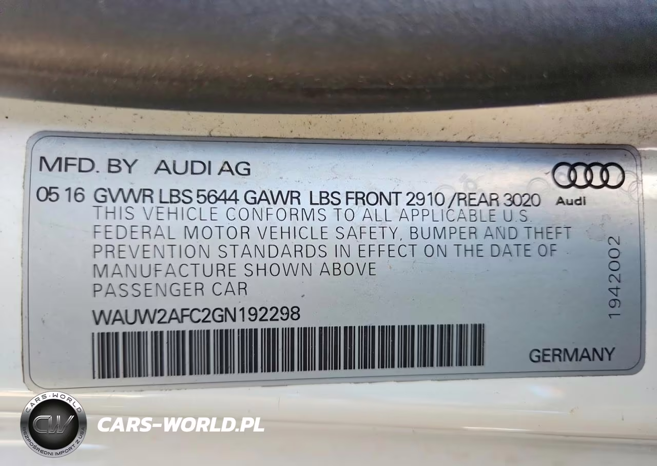2016 Audi S7 Prestige VIN:WAUW2AFC2GN192298 - 13