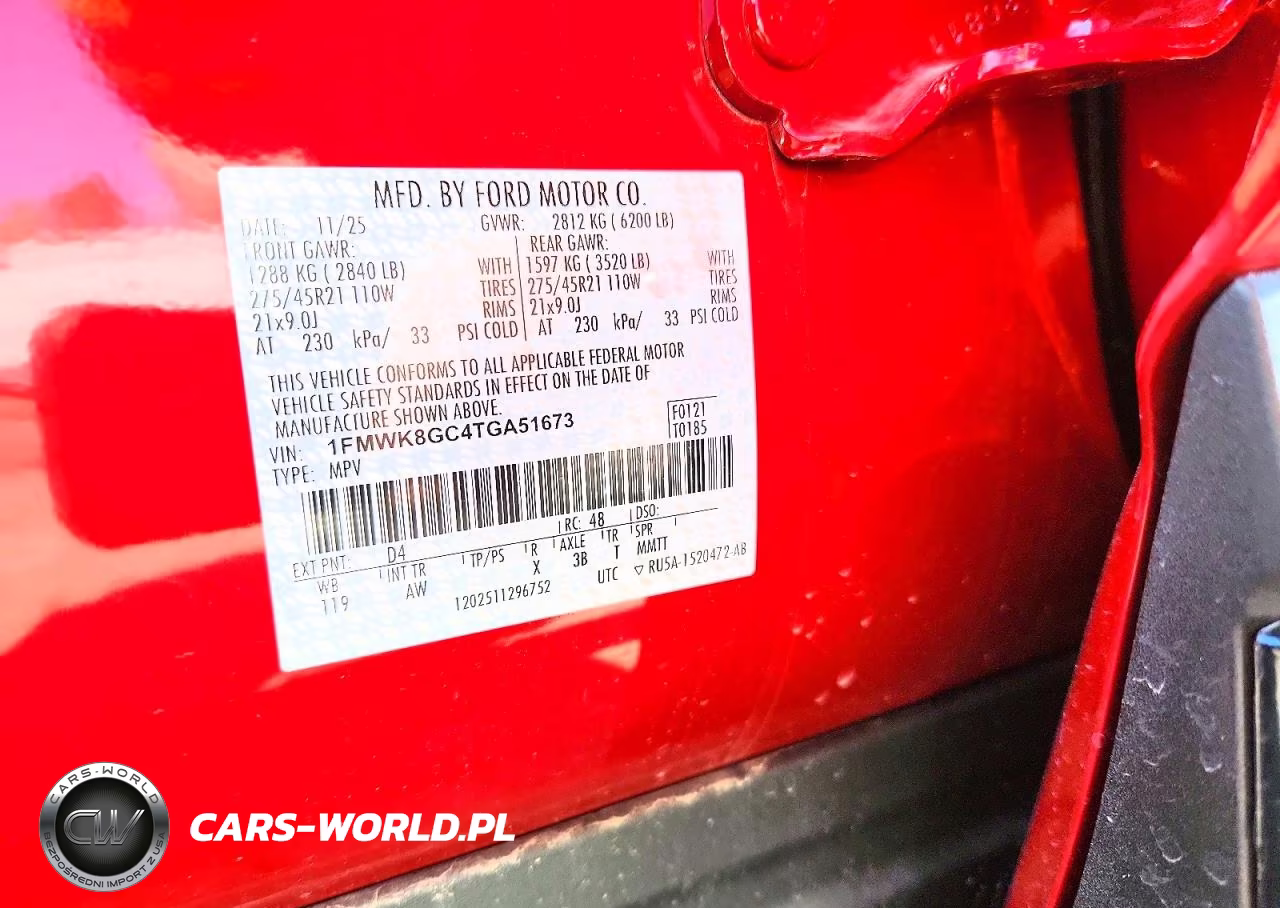 2026 Ford Explorer St VIN:1FMWK8GC4TGA51673 - 13