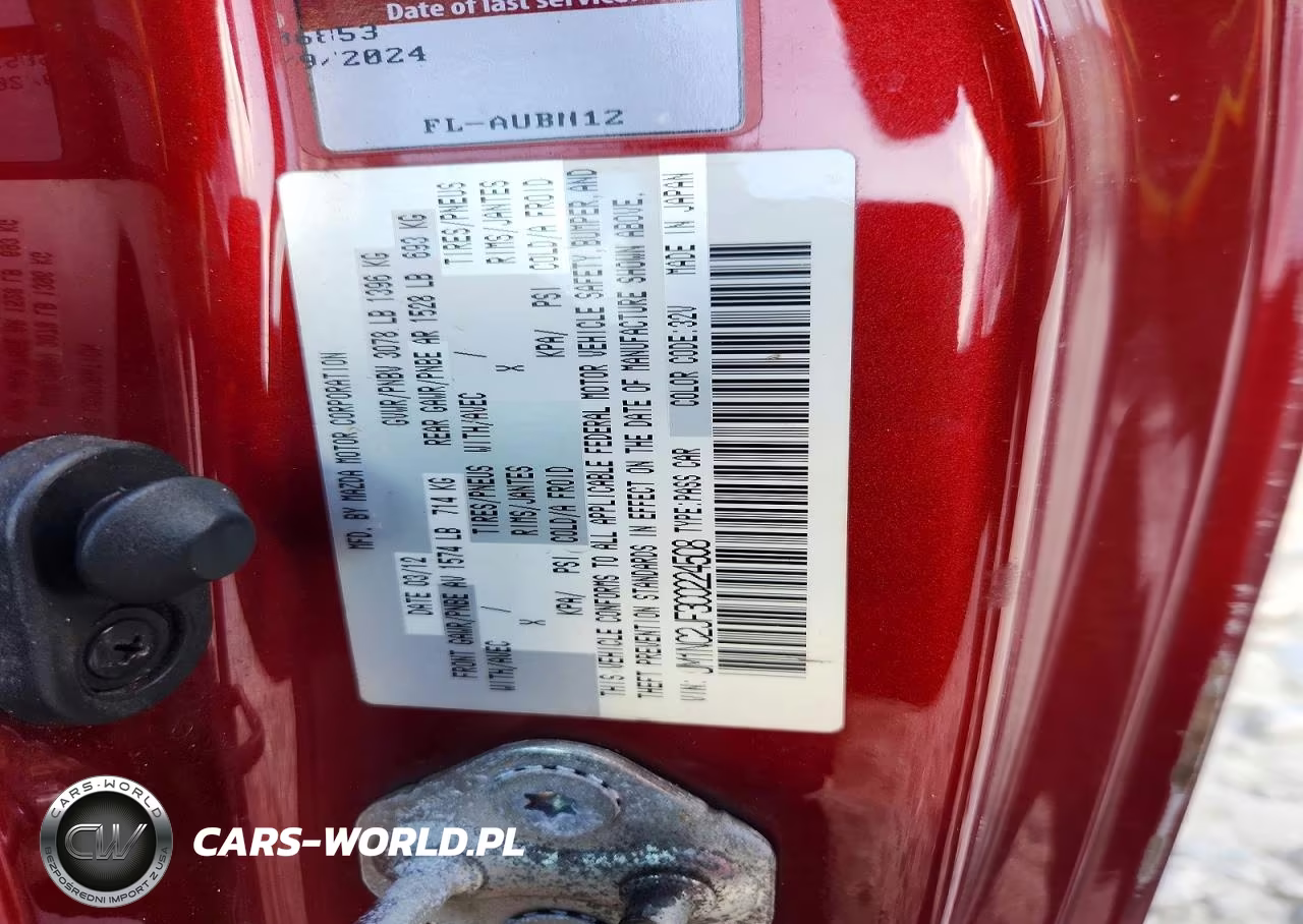 2012 Mazda Mx-5 Miata VIN:JM1NC2JF3C0224508 - 13