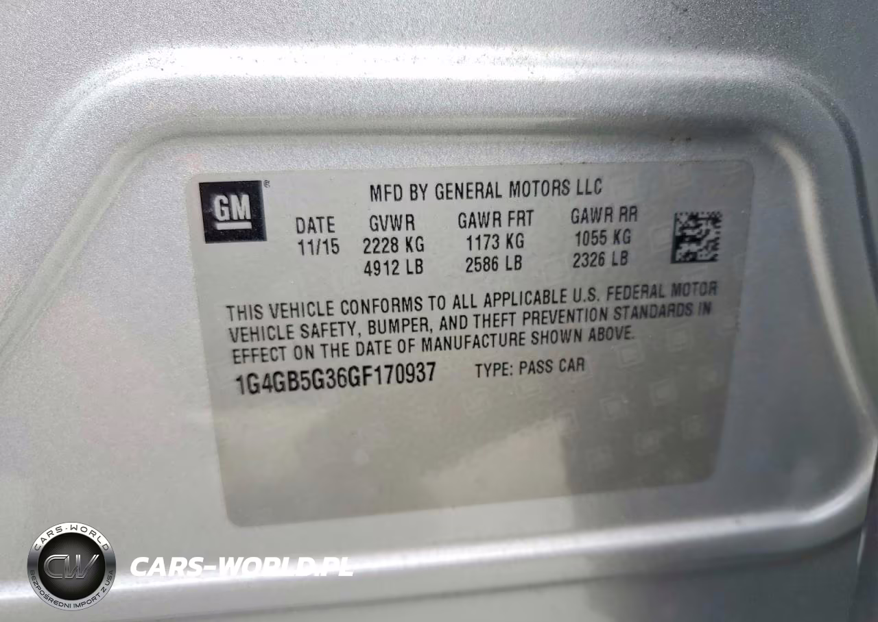 2016 Buick Lacrosse VIN:1G4GB5G36GF170937 - 12