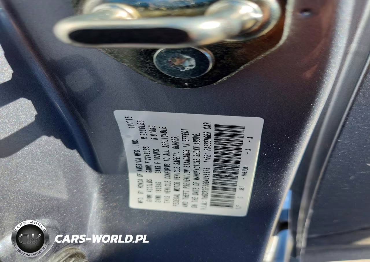 2016 Honda Accord Lx VIN:1HGCR2F36GA048978 - 12