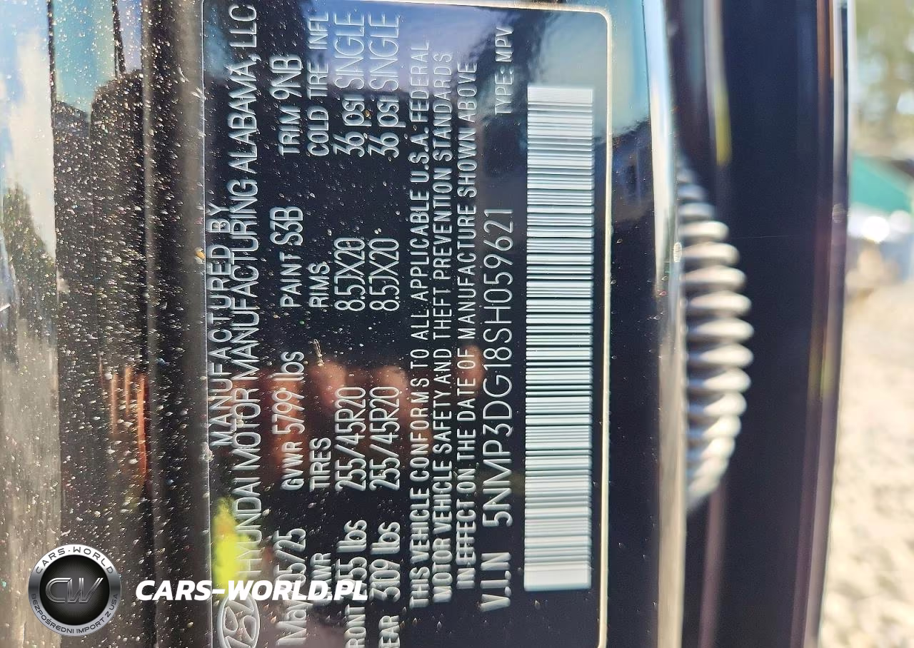 2025 Hyundai Santa Fe Limited VIN:5NMP3DG18SH059621 - 14