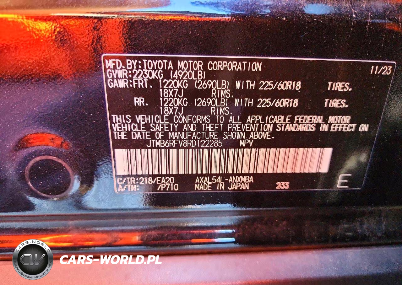 2024 Toyota Rav4 Xle Premium VIN:JTMB6RFV8RD122285 - 14