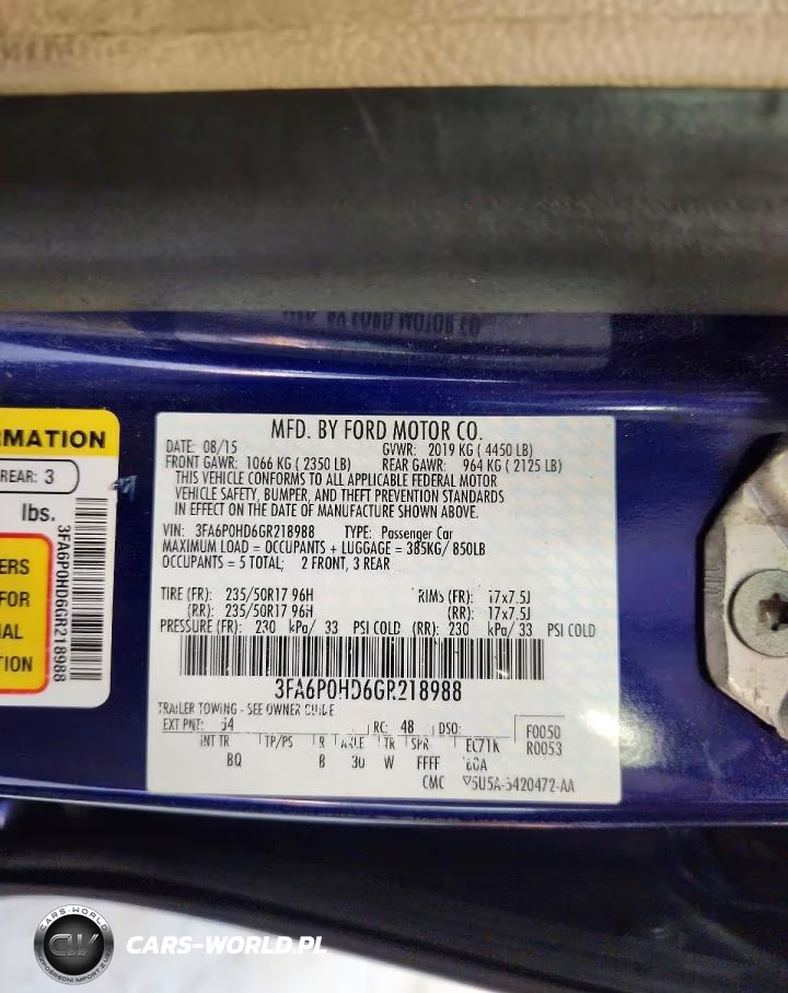 2016 Ford Fusion Se VIN:3FA6P0HD6GR218988 - 12