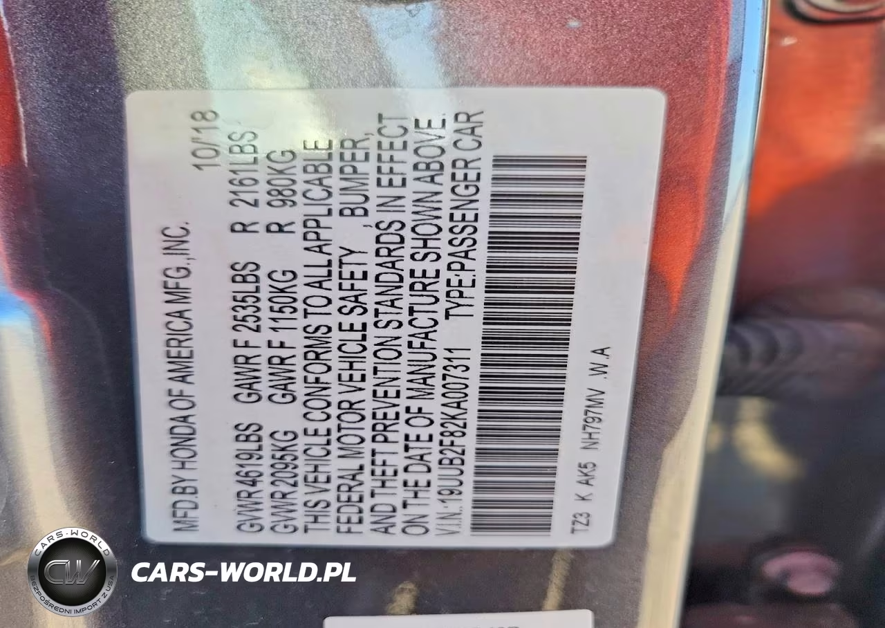 2019 Acura Tlx Advance VIN:19UUB2F82KA007311 - 12