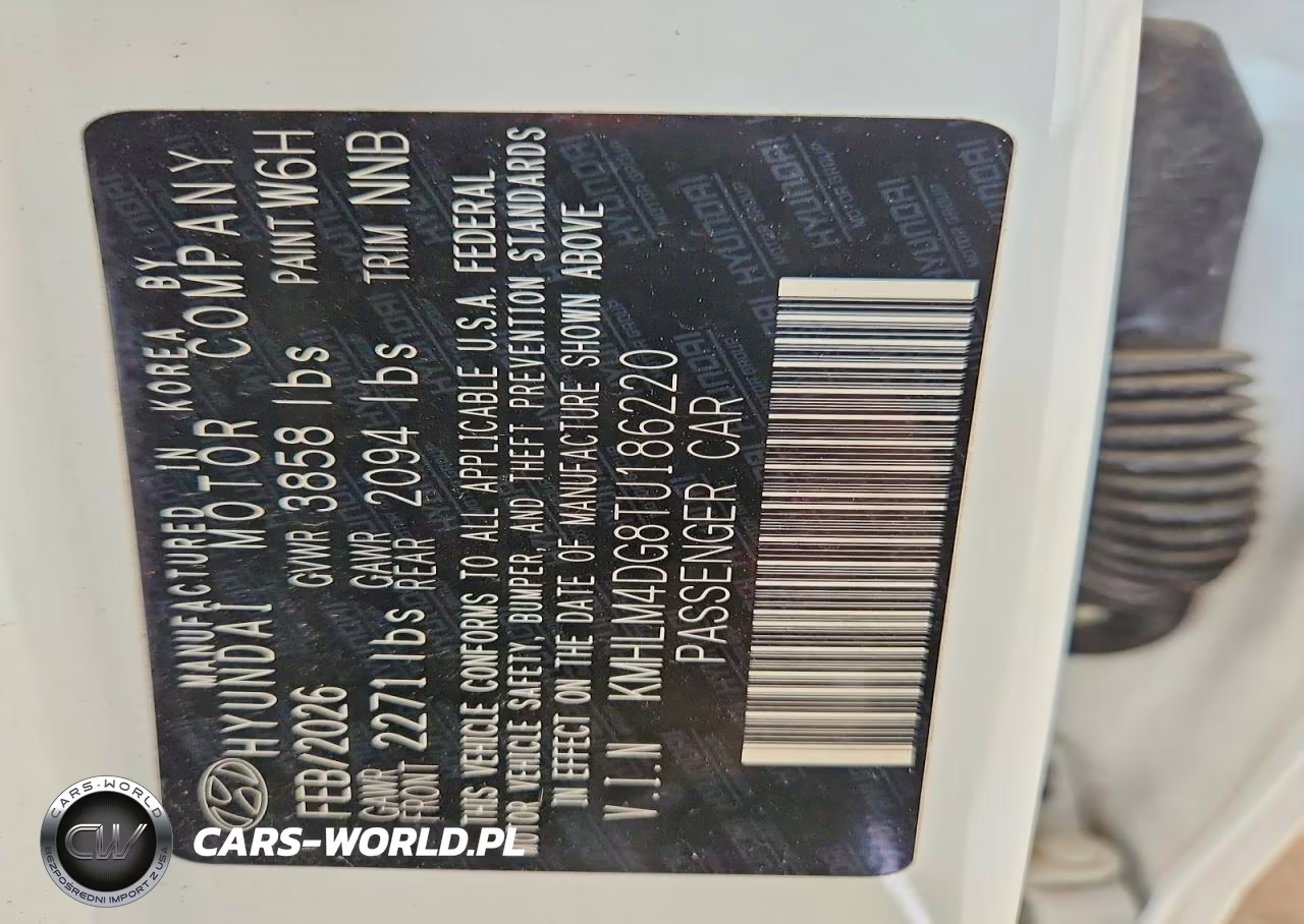 2026 Hyundai Elantra Sel Sport VIN:KMHLM4DG8TU186220 - 12