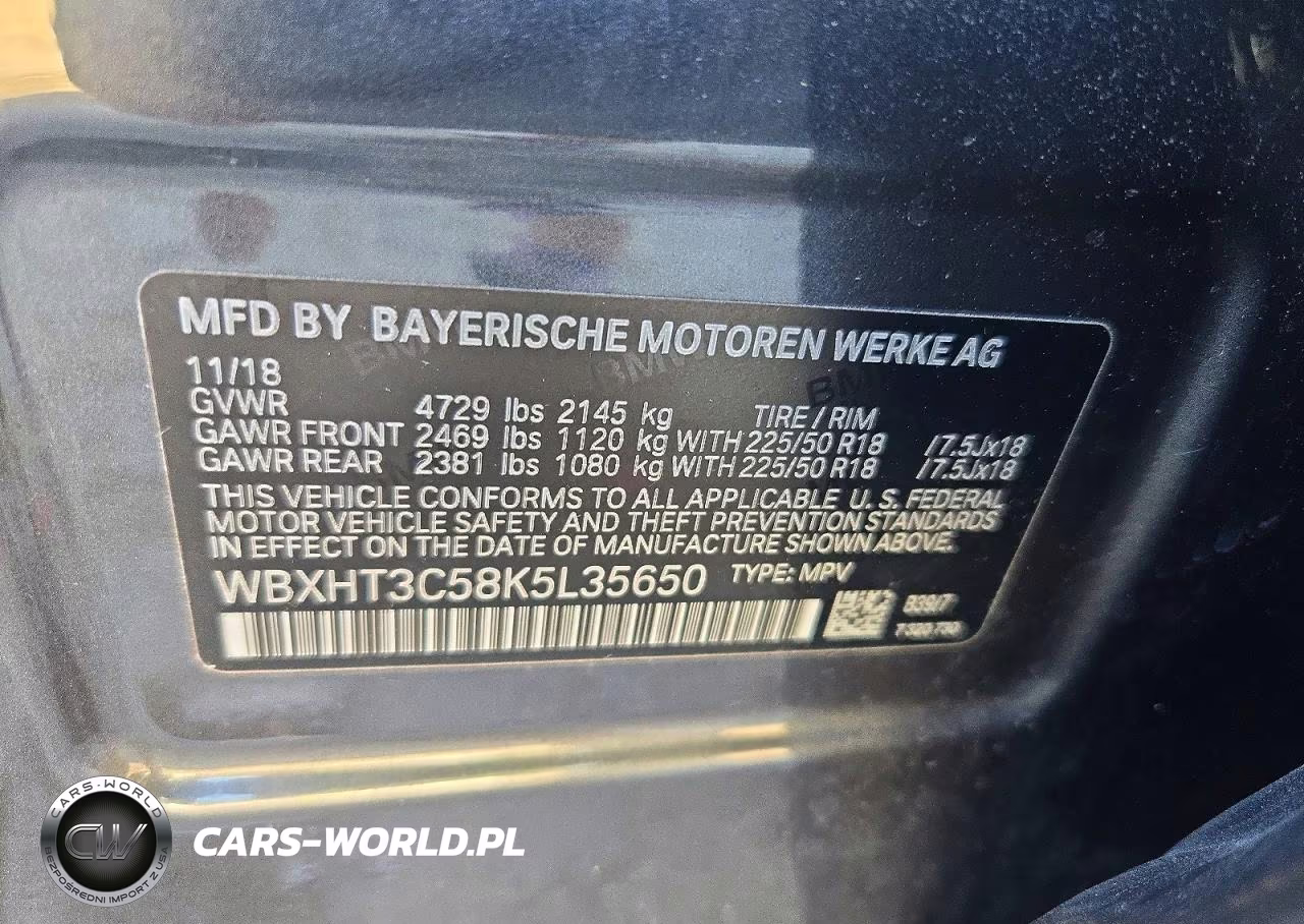 2019 BMW X1 xDrive28I VIN:WBXHT3C58K5L35650 - 13