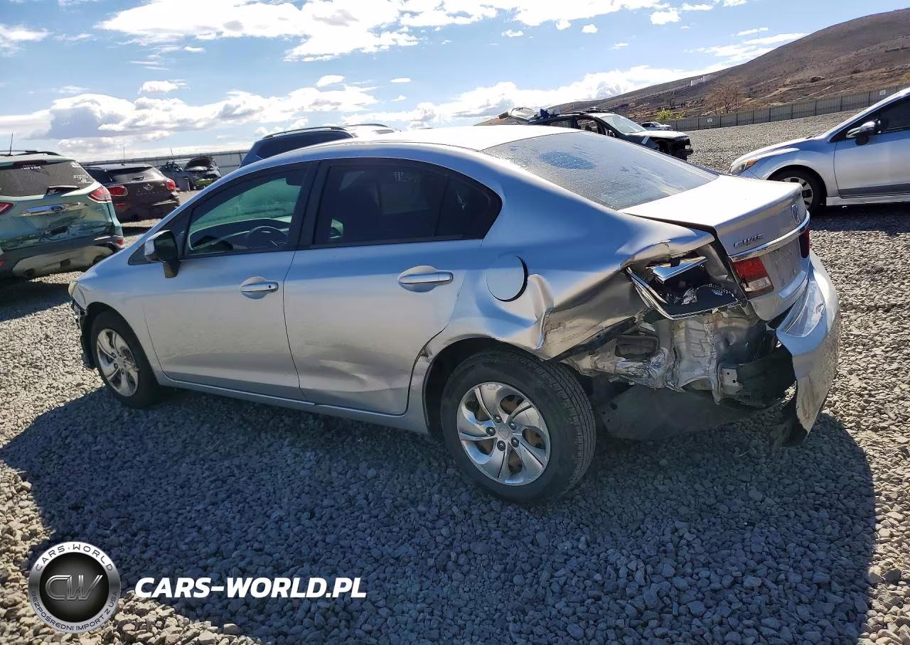 2013 Honda Civic Lx VIN:19XFB2F54DE095386 - 2