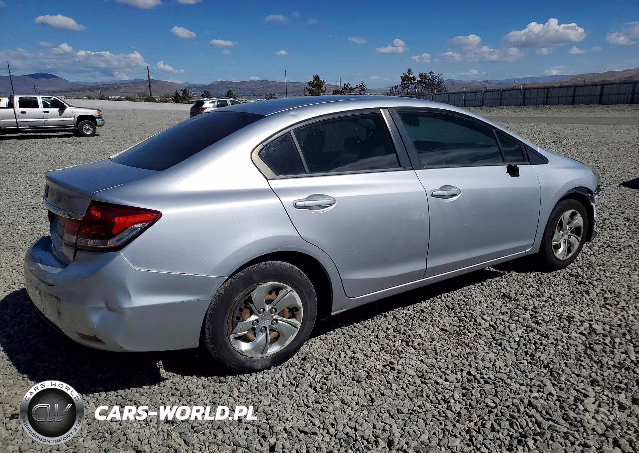 2013 Honda Civic Lx VIN:19XFB2F54DE095386 - 3