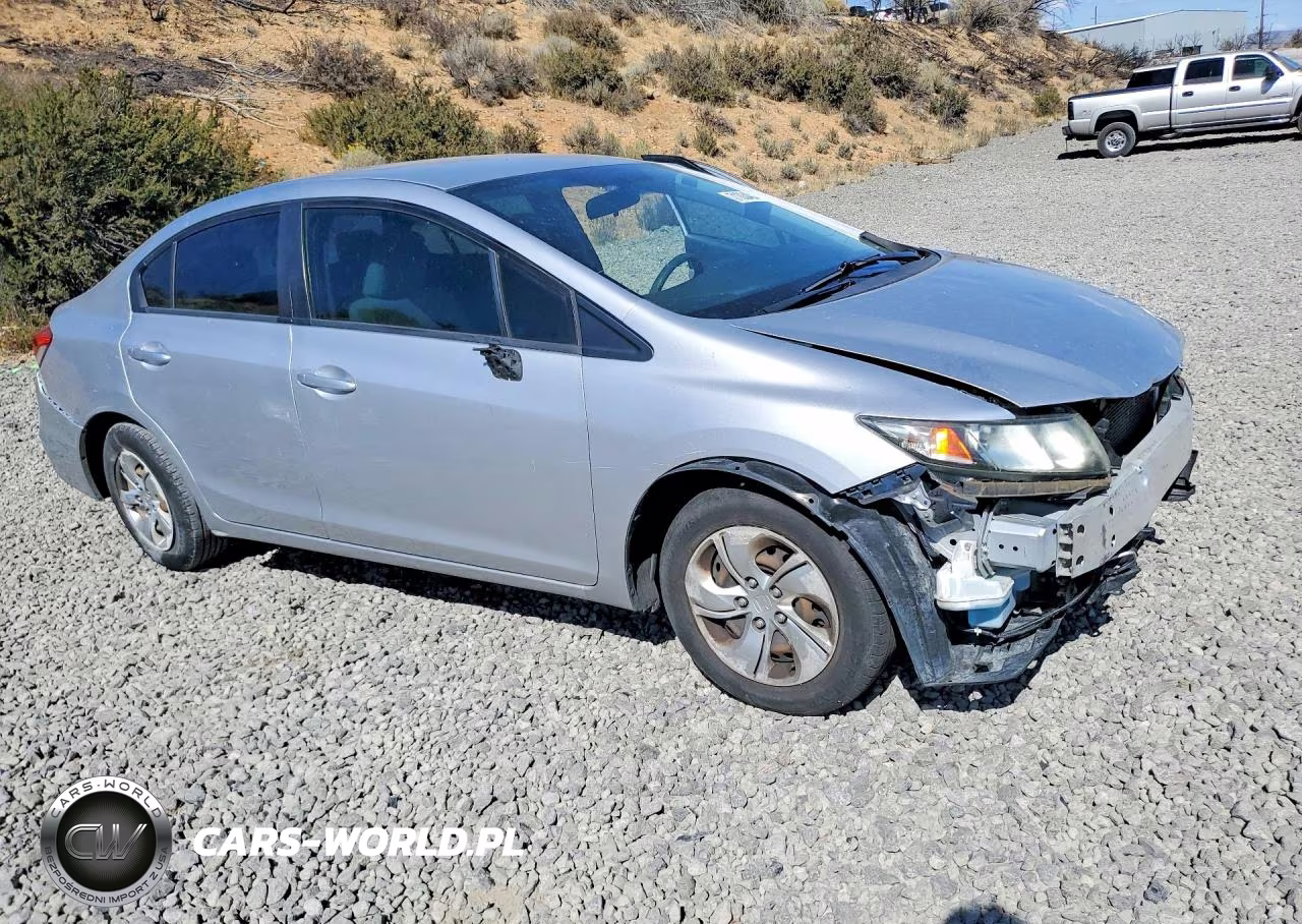 2013 Honda Civic Lx VIN:19XFB2F54DE095386 - 4