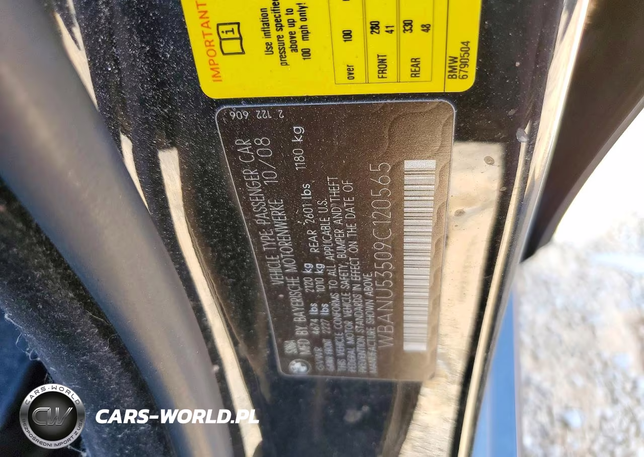 2009 BMW 528 I VIN:WBANU53509C120565 - 12