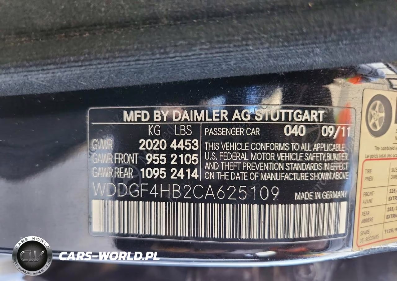 2012 Mercedes-Benz C 250 VIN:WDDGF4HB2CA625109 - 12