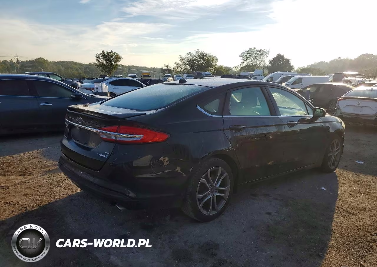 2017 Ford Fusion Se Hybrid VIN:3FA6P0LU3HR324310 - 3