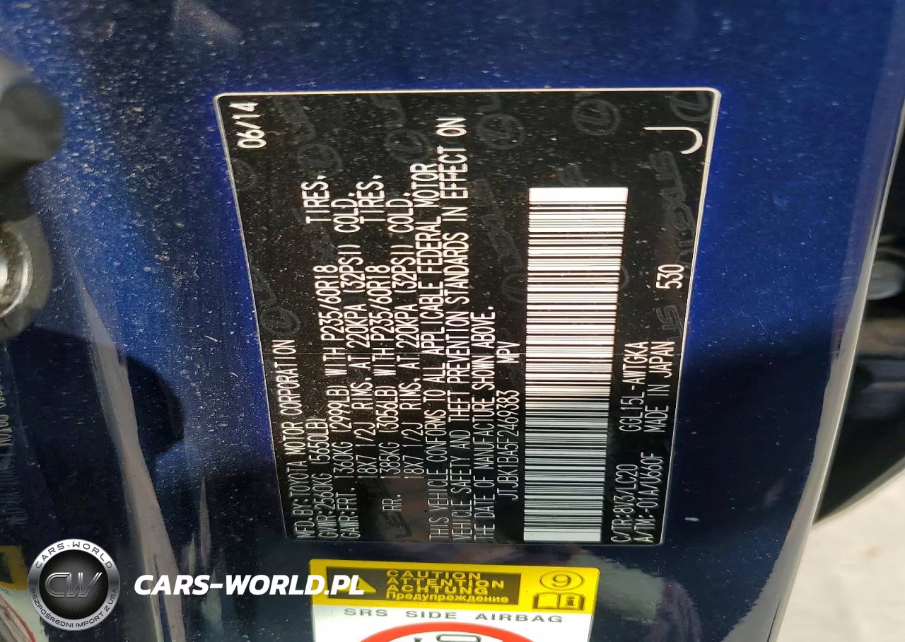 2015 Lexus Rx 350 Base VIN:JTJBK1BA5F2469383 - 13