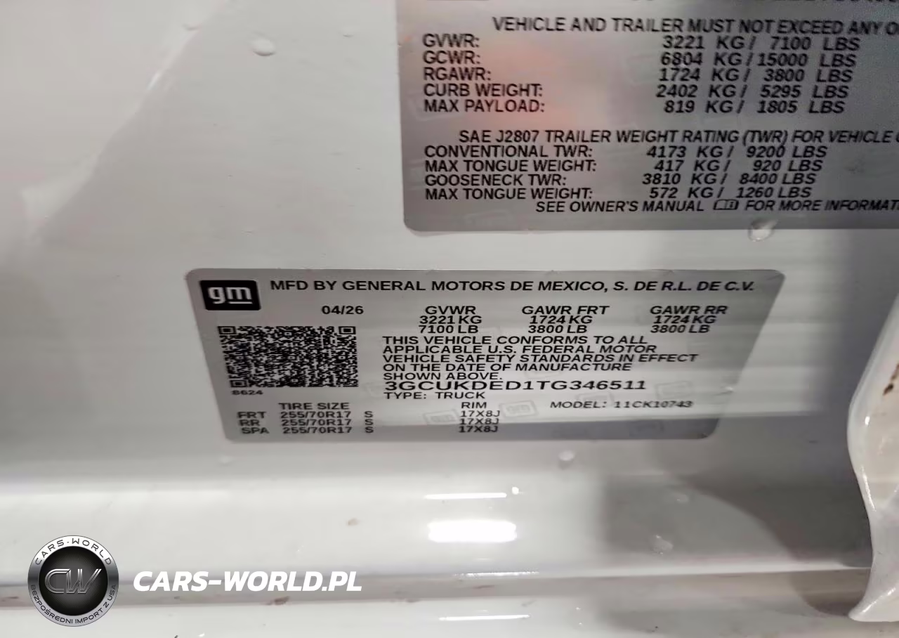 2026 Chevrolet Silverado K1500 Lt VIN:3GCUKDED1TG346511 - 12
