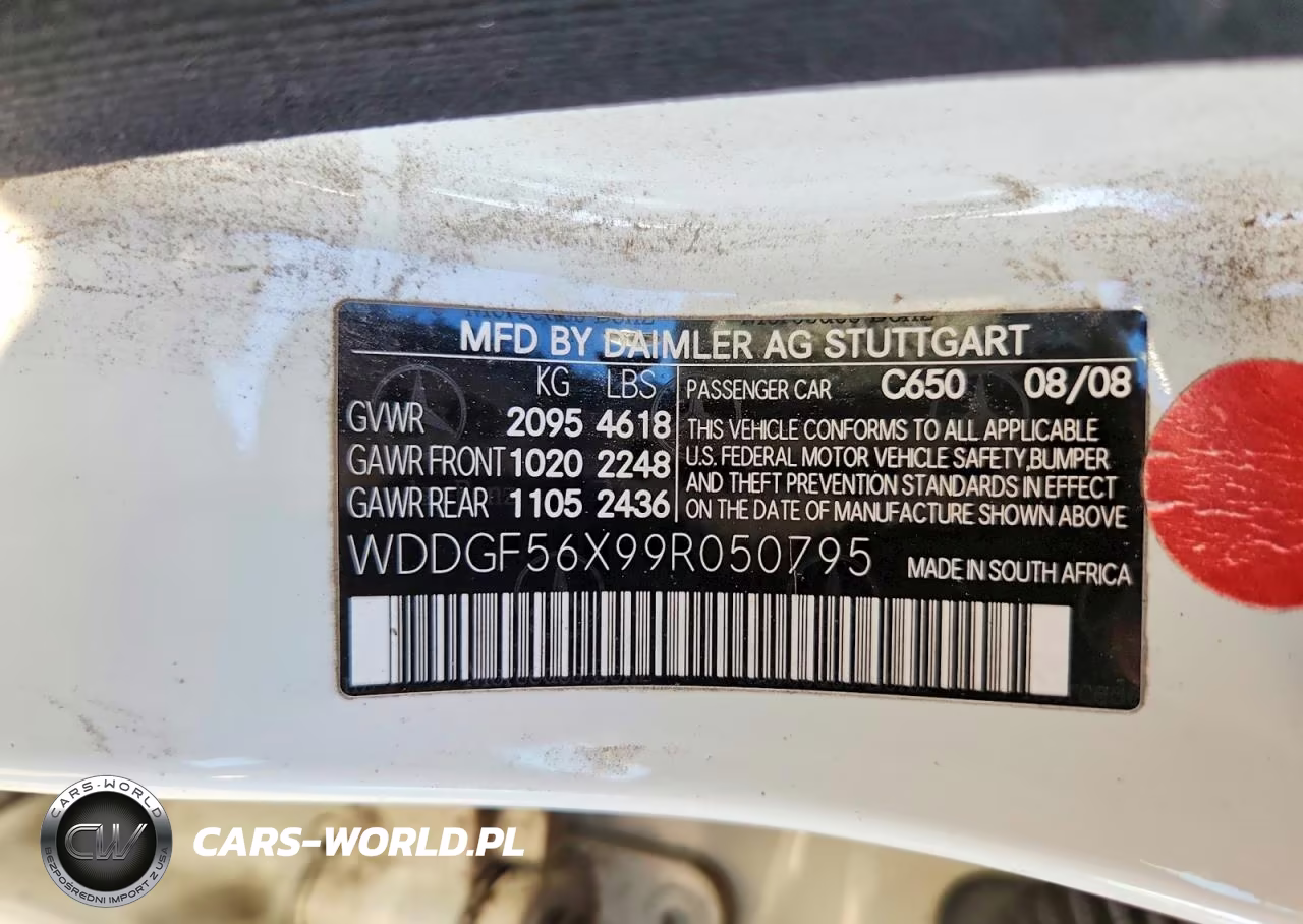 2009 Mercedes-Benz C 350 VIN:WDDGF56X99R050795 - 13