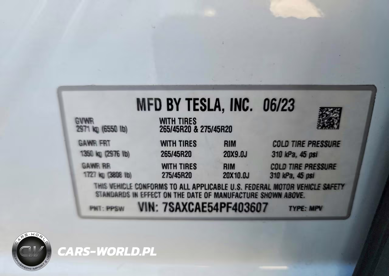 2023 Tesla Model X VIN:7SAXCAE54PF403607 - 13