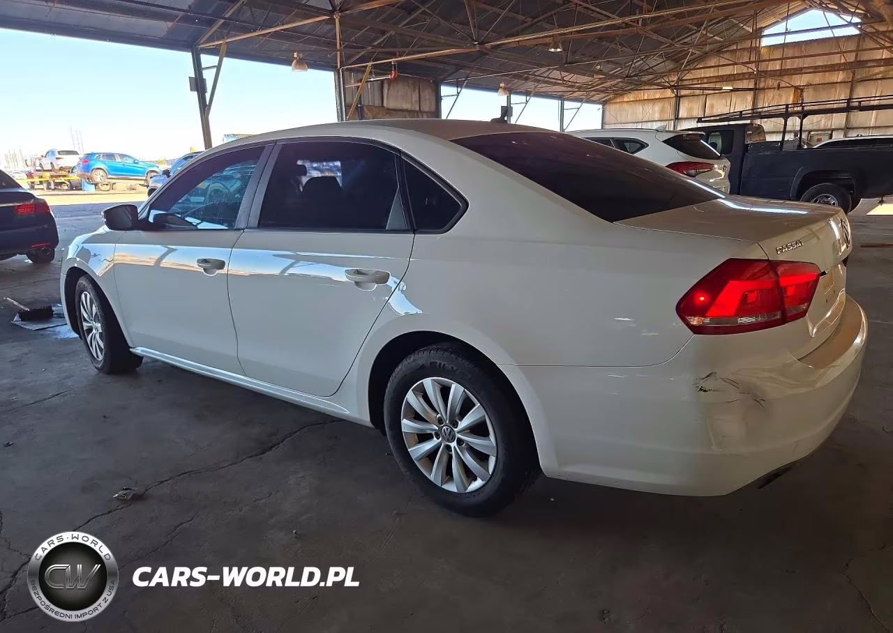 2013 Volkswagen Passat S VIN:1VWAP7A37DC086488 - 2