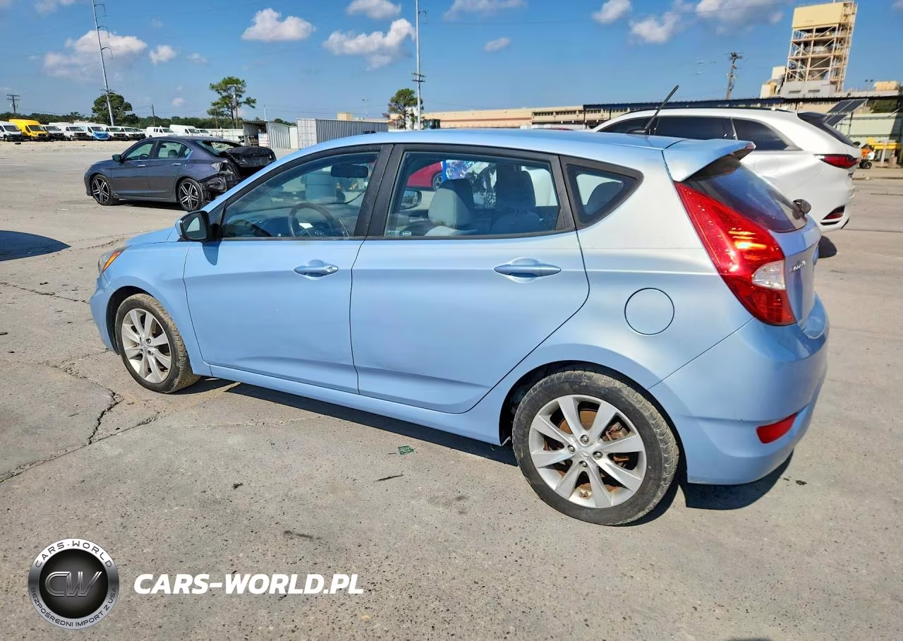 2012 Hyundai Accent Gls VIN:KMHCU5AEXCU013436 - 2