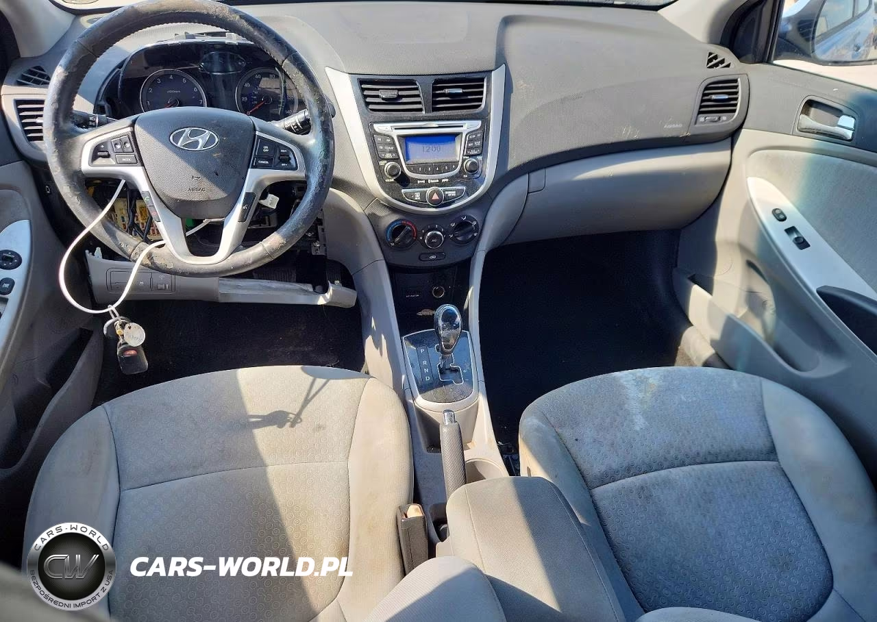 2012 Hyundai Accent Gls VIN:KMHCU5AEXCU013436 - 8