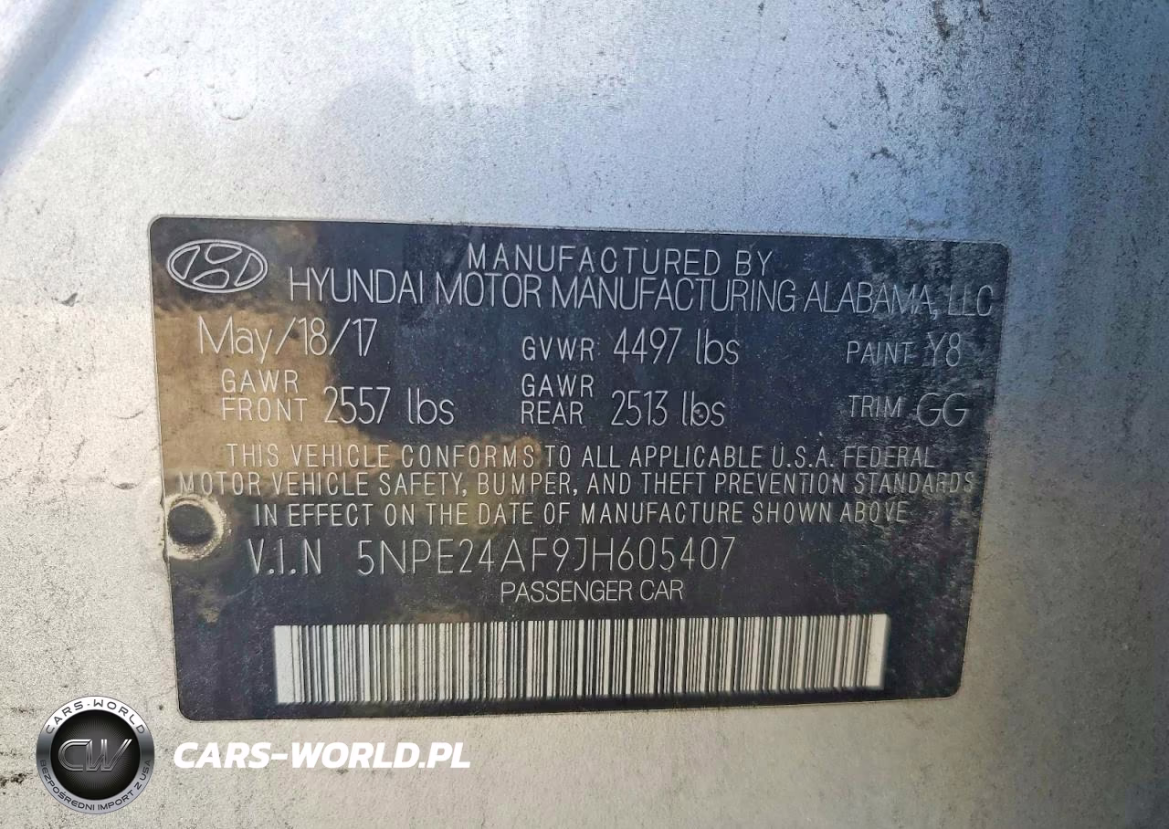 2018 Hyundai Sonata Se VIN:5NPE24AF9JH605407 - 13
